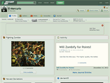 Tablet Screenshot of el-mercurio.deviantart.com