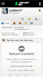 Mobile Screenshot of luxken27.deviantart.com