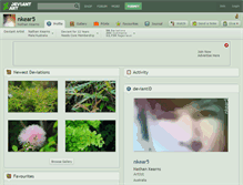 Tablet Screenshot of nkear5.deviantart.com