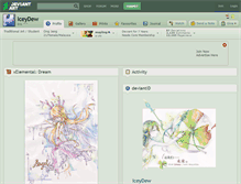Tablet Screenshot of iceydew.deviantart.com