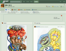 Tablet Screenshot of drd-1812.deviantart.com