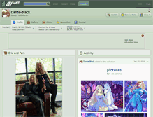 Tablet Screenshot of dante-black.deviantart.com