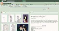 Desktop Screenshot of kuroyurixharuse.deviantart.com