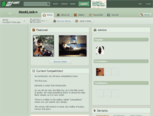 Tablet Screenshot of mooklook.deviantart.com