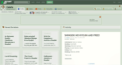 Desktop Screenshot of calarie.deviantart.com