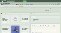 Desktop Screenshot of chaosvincent1.deviantart.com