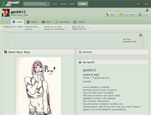 Tablet Screenshot of gambit12.deviantart.com