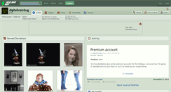 Desktop Screenshot of digitalbrainbug.deviantart.com