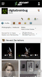Mobile Screenshot of digitalbrainbug.deviantart.com