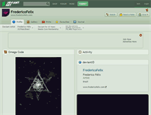 Tablet Screenshot of fredericofelix.deviantart.com