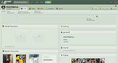 Desktop Screenshot of nostrildamus.deviantart.com