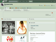 Tablet Screenshot of fairytale-emily.deviantart.com