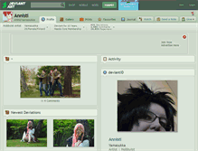 Tablet Screenshot of annisti.deviantart.com