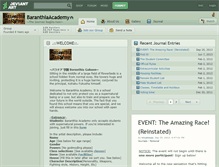 Tablet Screenshot of baranthiaacademy.deviantart.com