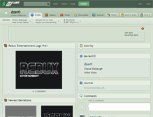 Tablet Screenshot of dzer0.deviantart.com