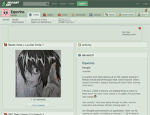 Tablet Screenshot of esperino.deviantart.com
