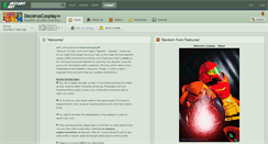 Desktop Screenshot of decoruscosplay.deviantart.com