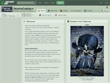 Tablet Screenshot of decoruscosplay.deviantart.com