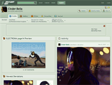 Tablet Screenshot of cinder-bella.deviantart.com