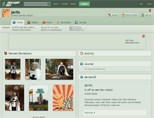 Tablet Screenshot of javits.deviantart.com