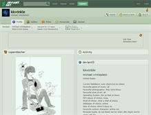 Tablet Screenshot of kkwinkle.deviantart.com