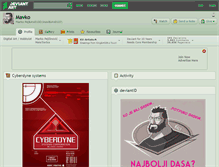 Tablet Screenshot of mavko.deviantart.com