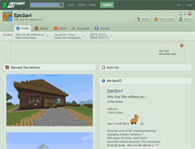 Tablet Screenshot of epicdavi.deviantart.com