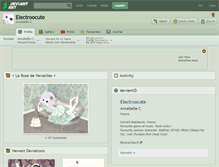 Tablet Screenshot of electroocute.deviantart.com