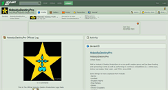 Desktop Screenshot of nobodysdestinypro.deviantart.com