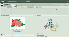 Desktop Screenshot of cocoaprints.deviantart.com