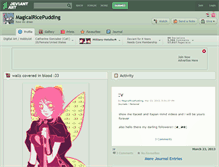 Tablet Screenshot of magicalricepudding.deviantart.com
