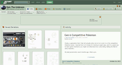 Desktop Screenshot of epic-the-umbreon.deviantart.com