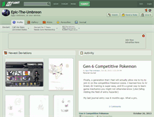 Tablet Screenshot of epic-the-umbreon.deviantart.com