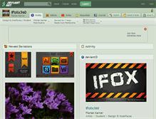 Tablet Screenshot of ifoxx360.deviantart.com