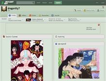 Tablet Screenshot of dragonlily7.deviantart.com