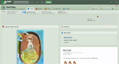 Desktop Screenshot of mud-glass.deviantart.com
