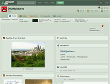 Tablet Screenshot of dmanpictures.deviantart.com