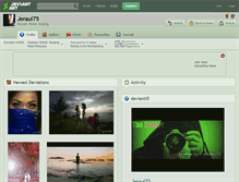 Tablet Screenshot of jeraul75.deviantart.com