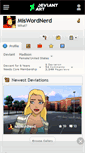 Mobile Screenshot of miswordnerd.deviantart.com
