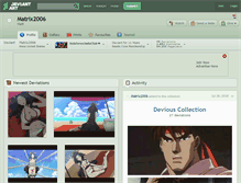 Tablet Screenshot of matrix2006.deviantart.com