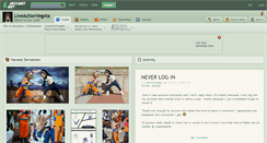 Desktop Screenshot of liveactionvegeta.deviantart.com