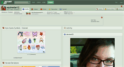 Desktop Screenshot of equinestar12.deviantart.com