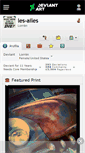 Mobile Screenshot of les-ailes.deviantart.com