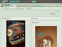 Tablet Screenshot of les-ailes.deviantart.com