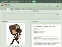 Tablet Screenshot of nilhuine.deviantart.com