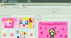 Desktop Screenshot of princesspeachfan3631.deviantart.com