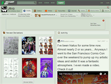 Tablet Screenshot of jti13.deviantart.com