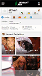 Mobile Screenshot of el3ven.deviantart.com