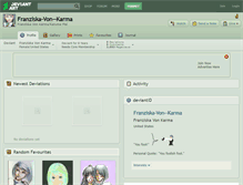 Tablet Screenshot of franziska-von--karma.deviantart.com