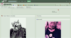 Desktop Screenshot of glittergodzilla.deviantart.com